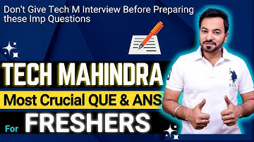 Tech Mahindra Interview Questions and Answers | How to crack Tech Mahindra Interview