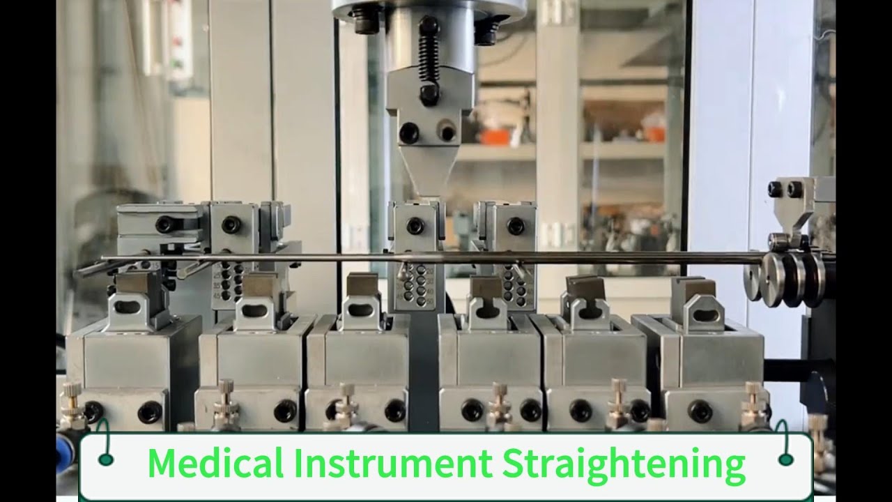 Machine For Instrument Straightening machine for medical instrument - YouTube