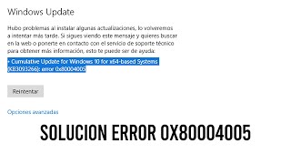 C C3 B3mo Solucionar El Error De Actualizaci C3 B3n En Windows 11 ...