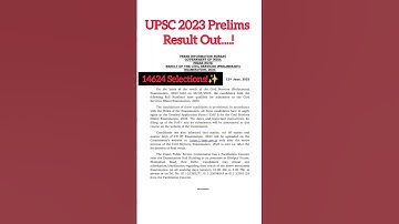 UPSC 2023 Prelims Results Out! How to Check Your Results? in Tamil, #upsc2023prelims #upscresult