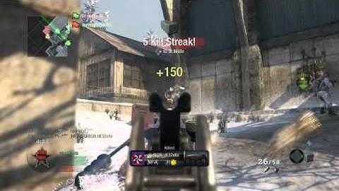 Call of Duty: Black Ops - CTF (All killstreaks in 27 seconds)