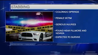 CSPD investigating after woman suffers multiple stab wounds