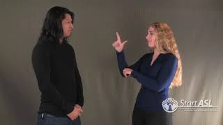 ASL 1 Unit 3 - Conversation
