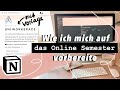 Wie ich mich auf das Online Semester vorbereite - Notion für Studenten