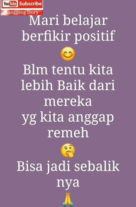 Story Wa 30 Detik | Muhasabah Diri
