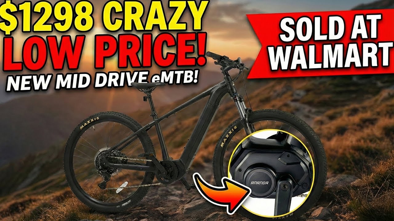 Walmart’s $1298 Mid-Drive eMTB: Is This Even Real?