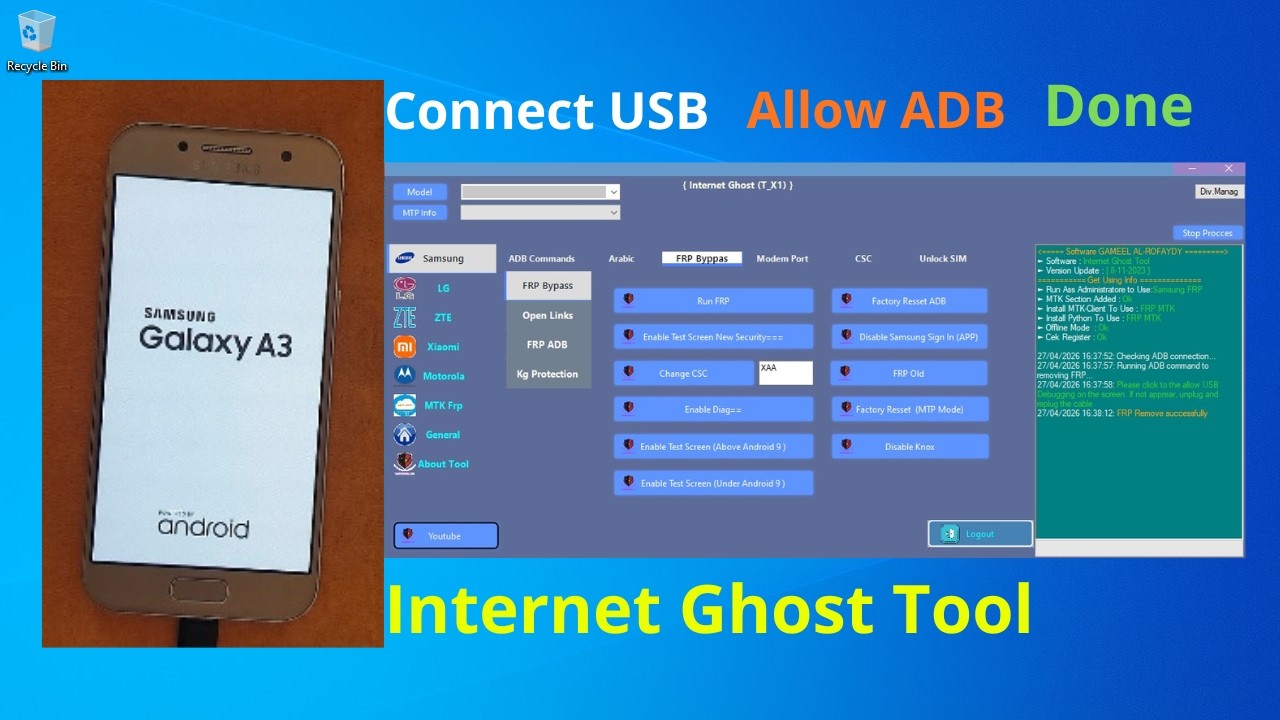 Samsung Galaxy A3 System Restoration Android 8 | Internet Ghost