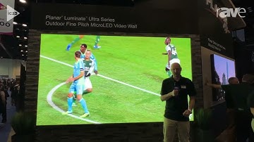 InfoComm 2023: Planar Intros 1.2mm Luminate Ultra Series Outdoor Fine Pitch MicroLED Video Wall