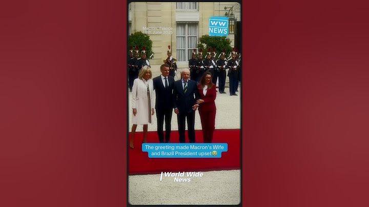 The greeting made Macron's Wife and Brazil President upset. #macron #france #brazil #greeting #kiss