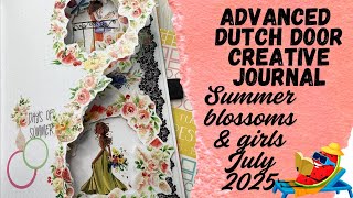 Summer Blossom  Dutch door in your journal Advanced Creative Journal  @TheWashiTapeShop