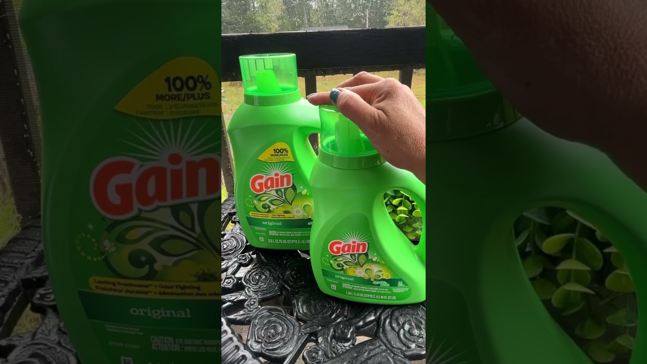 Gain Laundry Soap! Tough on Dirt! Soft & Fresh on Clothes