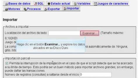 Administrar Base de datos MySql con PHP MyAdmin