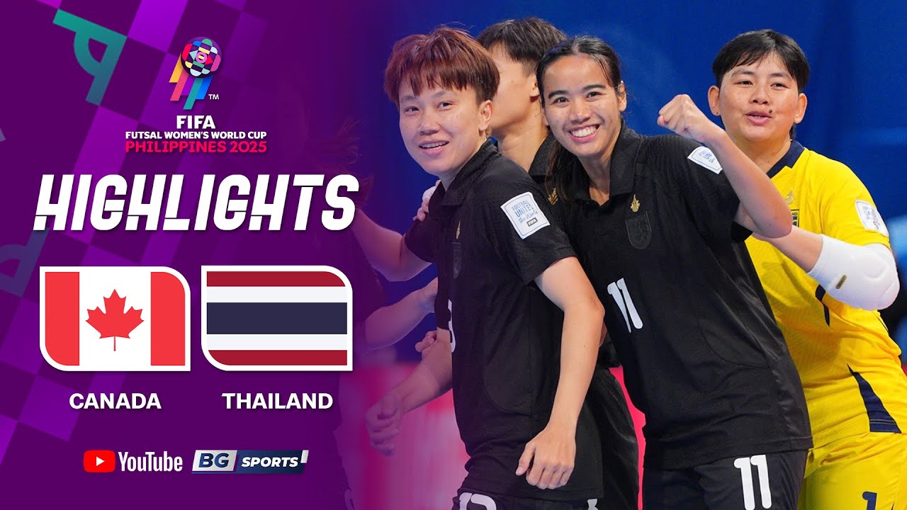 HIGHLIGHTS: Canada vs Thailand | FIFA Futsal Women's World Cup 2025 - Group B | 25.11.25