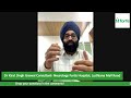 Dr  Kirat Singh Grewal on "Parkinson’s Disease Management"
