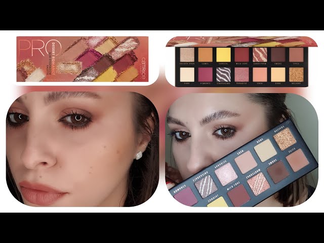 15 $ PRO Desert Romance Eyeshadow Palette| Complete Makeup| Destination  Love ❤ @MakeupMix - YouTube