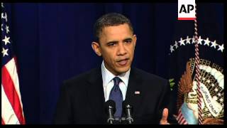 President Obama comments on Japan quake and Libya crisis