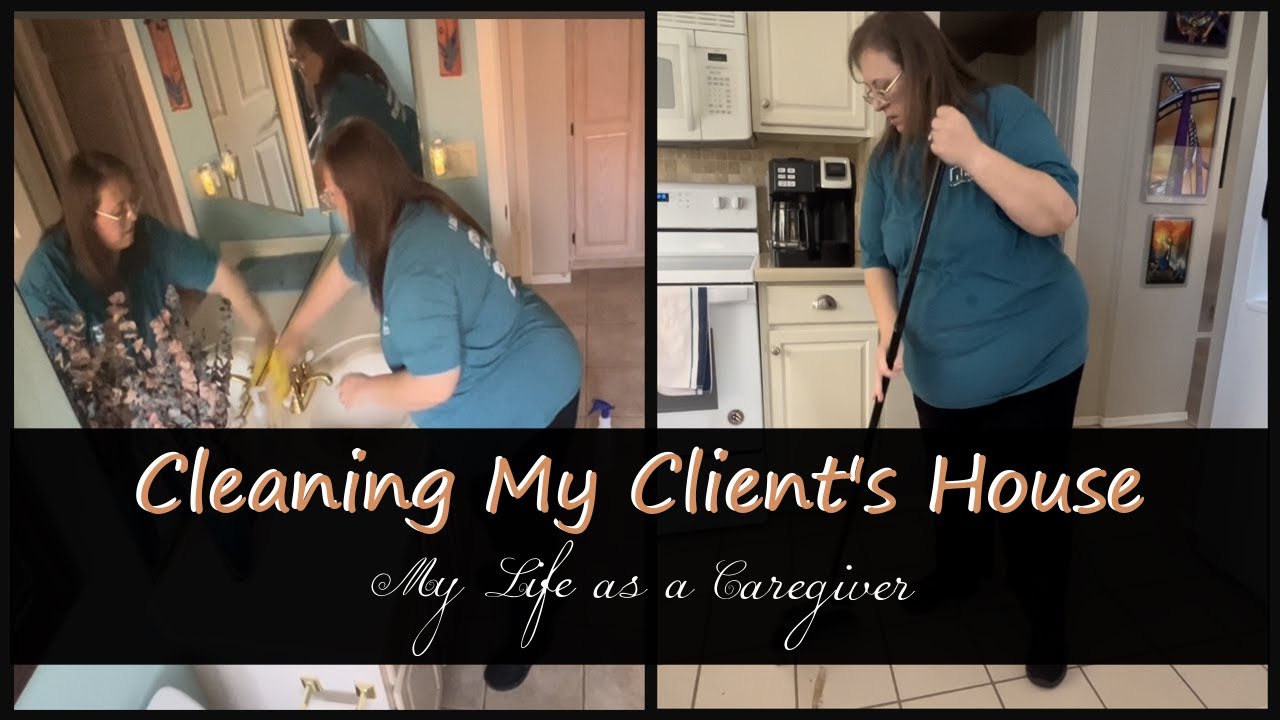 Уборка вместе со мной: уборка дома моих клиентов в качестве сиделки; Уход за больными; Что я дела...
