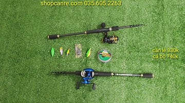 bộ cần câu lure rút gọn siêu chất