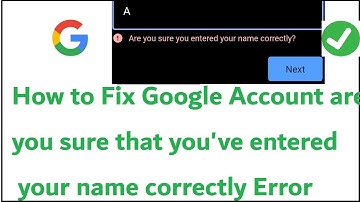 How to Fix Google Account are you sure that you