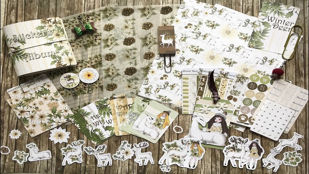 Planner Kit Winter Deer by  Mauri e Moni