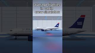 Average liveries in Cabin Crew Simulator 🖌️✈️