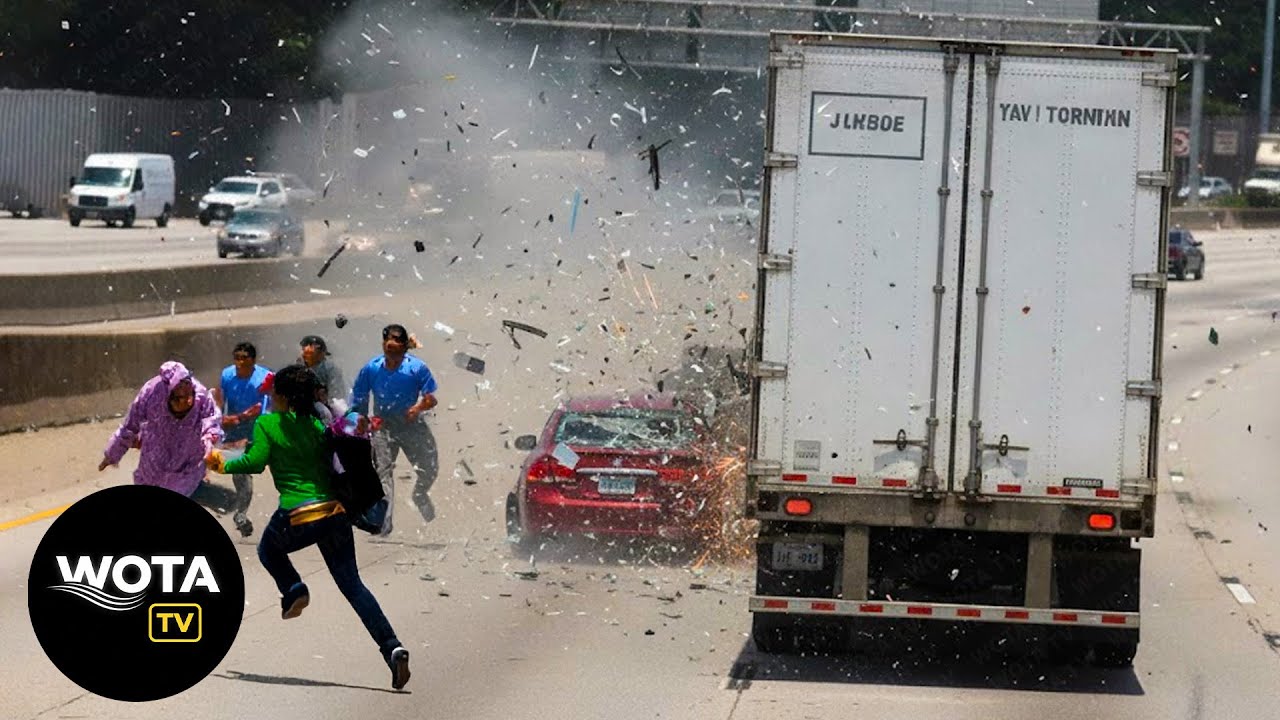 100 Unbelievable Idiots in Cars Moments Filmed Second Before Disaster #1