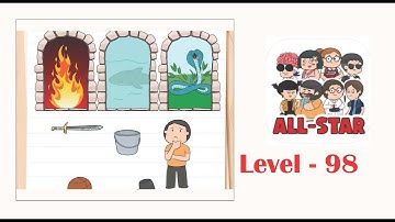 Brain test all star level 98 Find a safe exit.