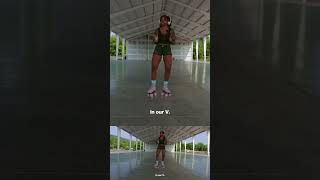14 days until spring ✨🛼 V-Walk Skate Drill #rollerskating #skating