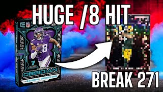 HUGE /8 HIT - Break #271 - 2023 Obsidian Hobby + Optic Football Blasters PYT