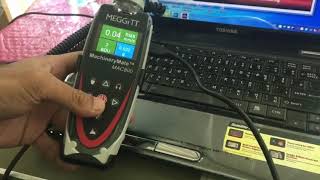 การใช้งาน MachineryMate™ handheld vibration meter Model MAC800