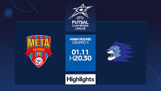 Covei Meta Catania-Akaa 9-3 | Remove highlights | UEFA Futsal Champions League 2025 | Day 3