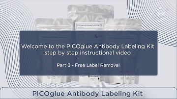 PICOglue Antibody Labeling Kit instructional video -  Free Label Removal
