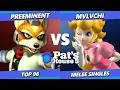 Pat's House 5 - Preeminent (Fox) Vs. mvlvchi (Peach) Smash Melee - SSBM
