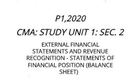 CMA: Unit 1: Sec.2 2020