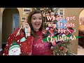 What I Got Our 11 Kids for Christmas || Large Family Christmas