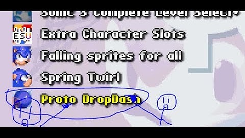 sonic 3 air mods gameplay prototype/beta drop dash