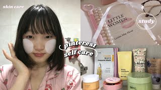 Pinterest girl self care ʚ♡⃛ɞ: Morning routine, healthy food, uni, fovarite beauty products 𐙚🧸ྀི