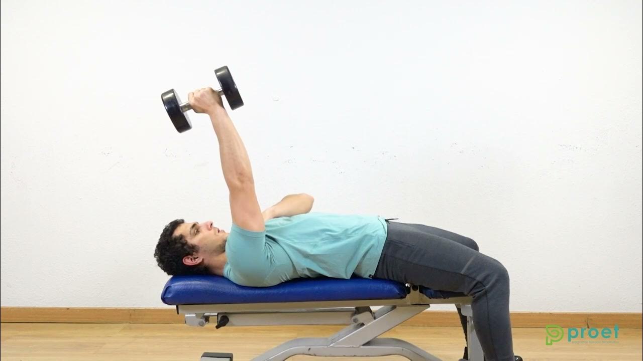 793. Extensión de triceps a una mano tumbado en banco YouTube