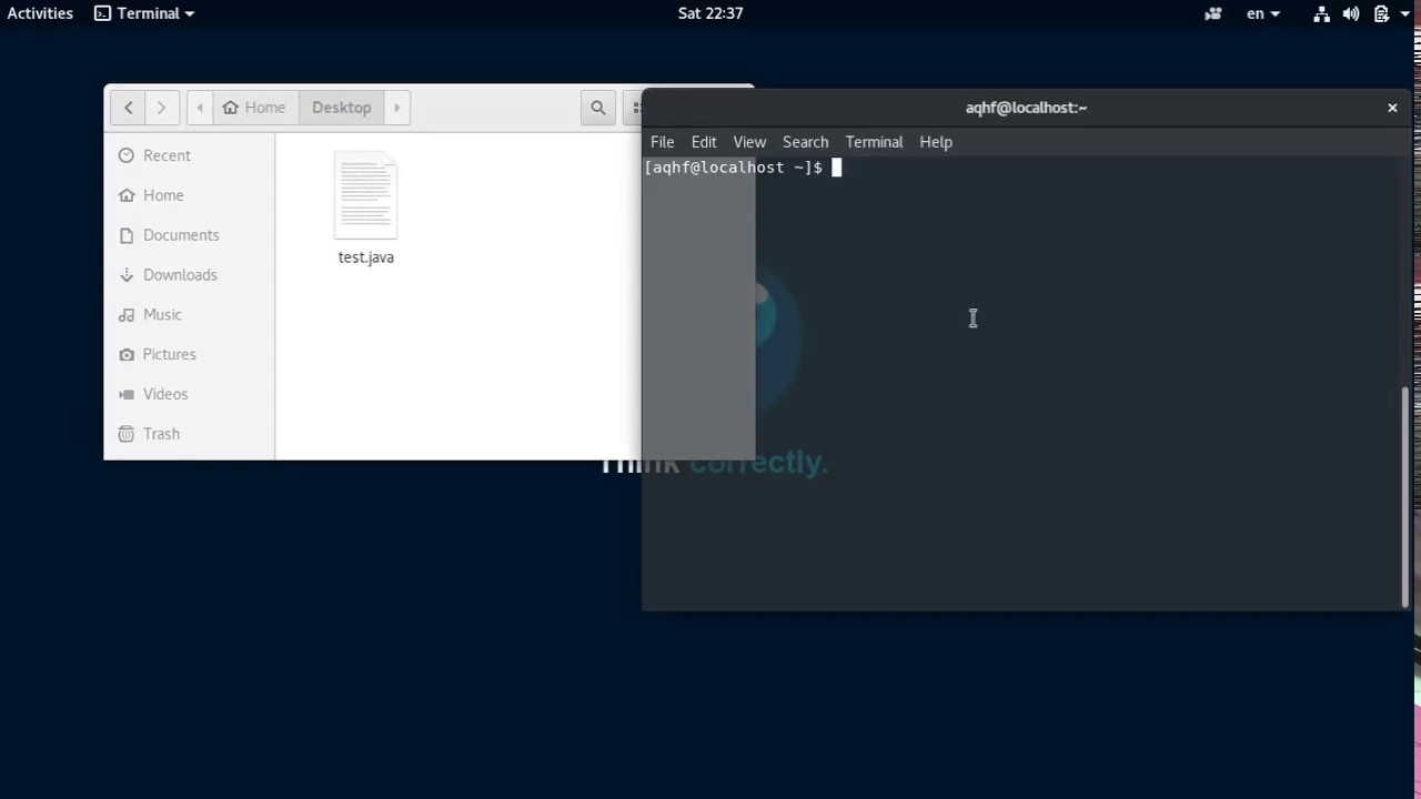 8 Compile Java Code Using Termainal in Linux - YouTube