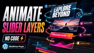 How To Add Layer Animations in Slider Revolution WordPress Plugin 🎬