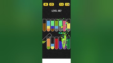 Water sort puzzle Level 867