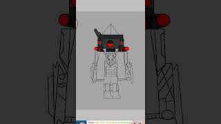 Upgraded titan turret man 3.0 #fanart #drawing