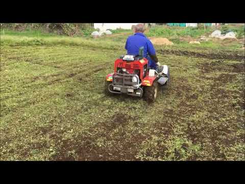 長野県★乗用草刈機 ★農機具 ★ロータリモーア RM95 ？★オーレック 乗用 ★Rabbit Mower 18HP ？★中古品★動作確認済み オーレック 18馬力 乗用草刈機 ラビットモアー RM95 畑で使ってみまし