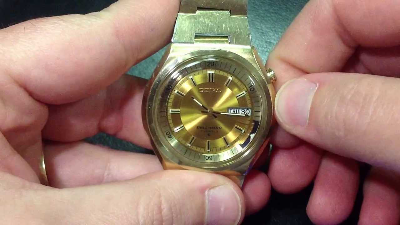 Seiko Bell-Matic 4006-6049 - YouTube