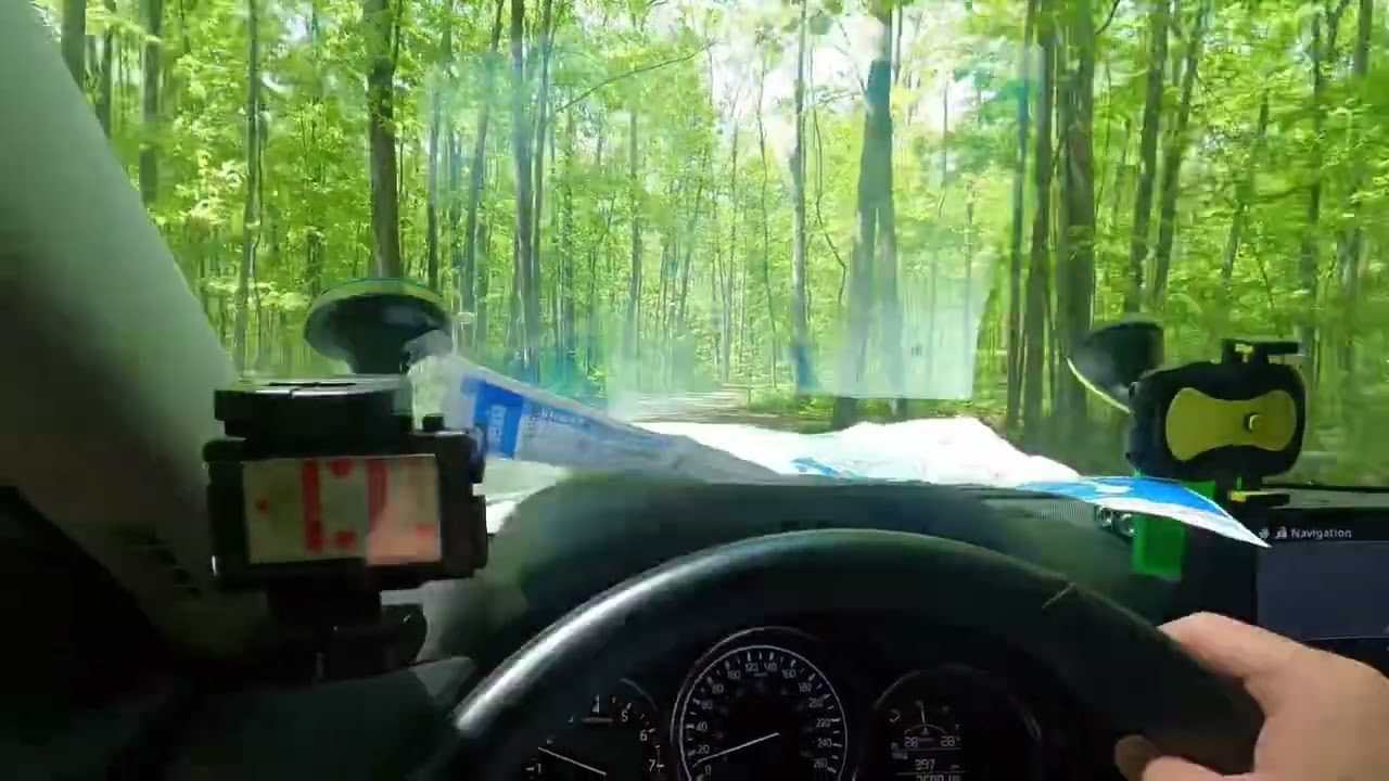 Turtle Camp sites at Awenda Provincial Park Drive. Site 1-50.