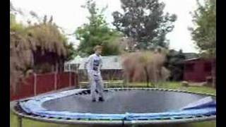 SUPER CRAZY TRAMPOLINE STUNTS BY 11 YEAR OLD SAM HALL