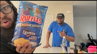 Ruffles Doritos Cool Ranch Flavor Swap Taste Test Review