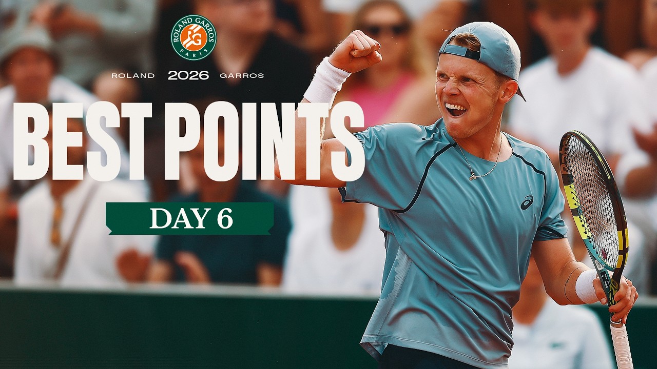 Best Points Of The Day | Day 6 | Roland-Garros 2026