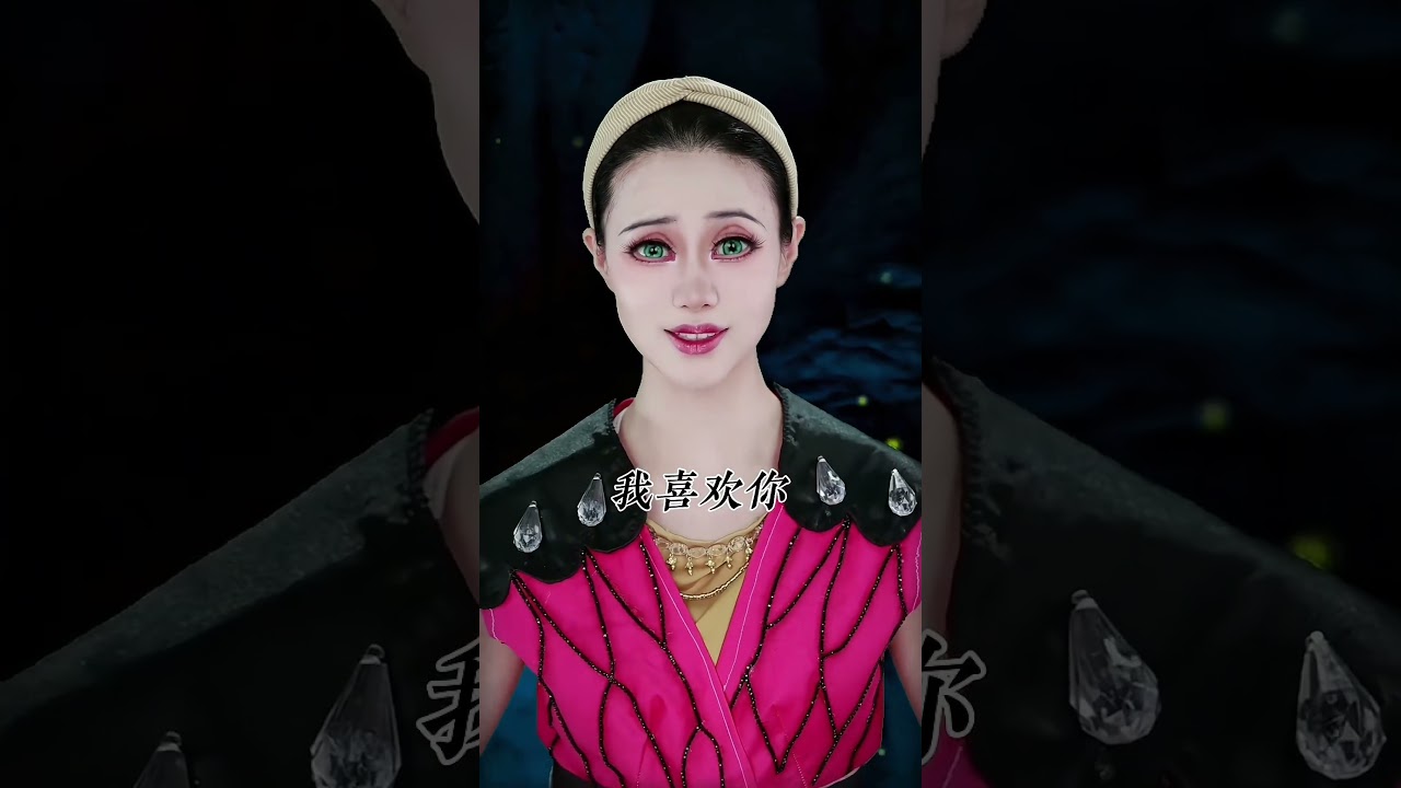 妳的心像水晶壹樣透亮，我喜歡妳～#葫芦娃 #小蝴蝶 #仿妆 #卡点 #原创 #makeup #shorts