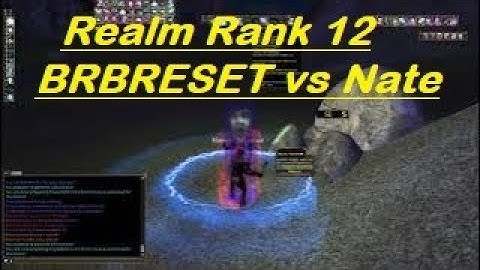 Dark Age of Camelot: Worst RR12 Ever?  BRBRESET (Stonie) vs Nate